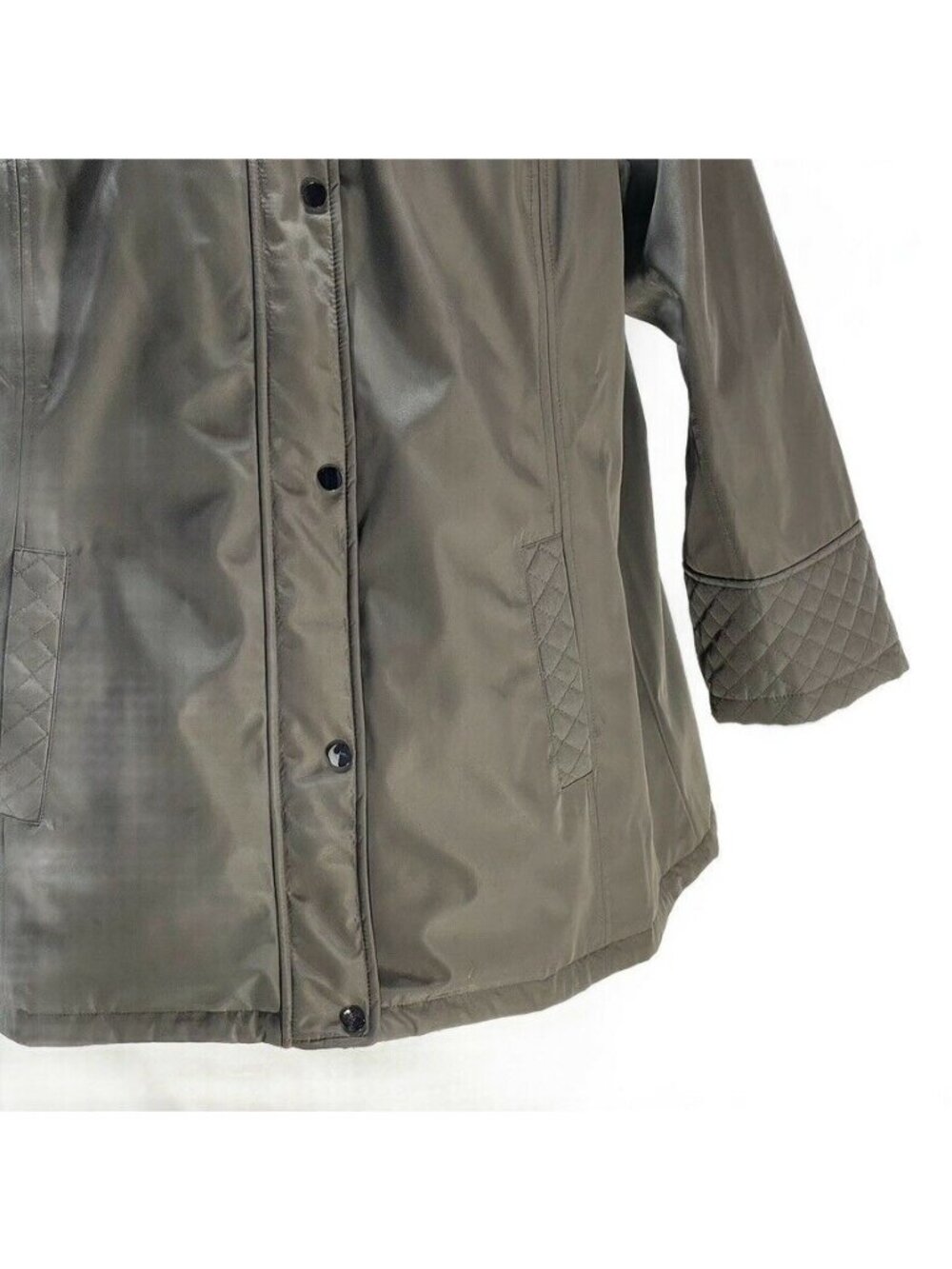 Avenue Womens Size 22/24 Quilted Hooded Womens Jacket Coat - Picture 6 of 9